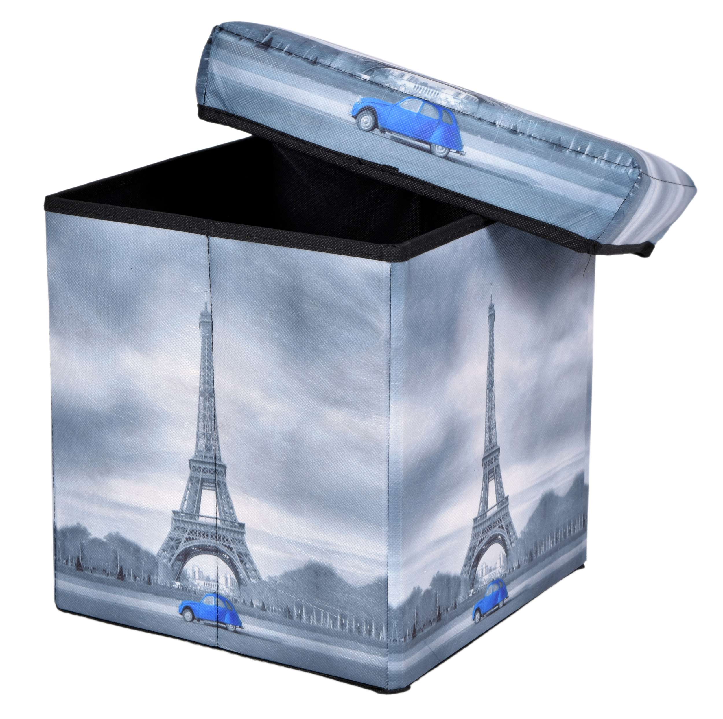 Pufka kuferek- Paryż S 30x30x30