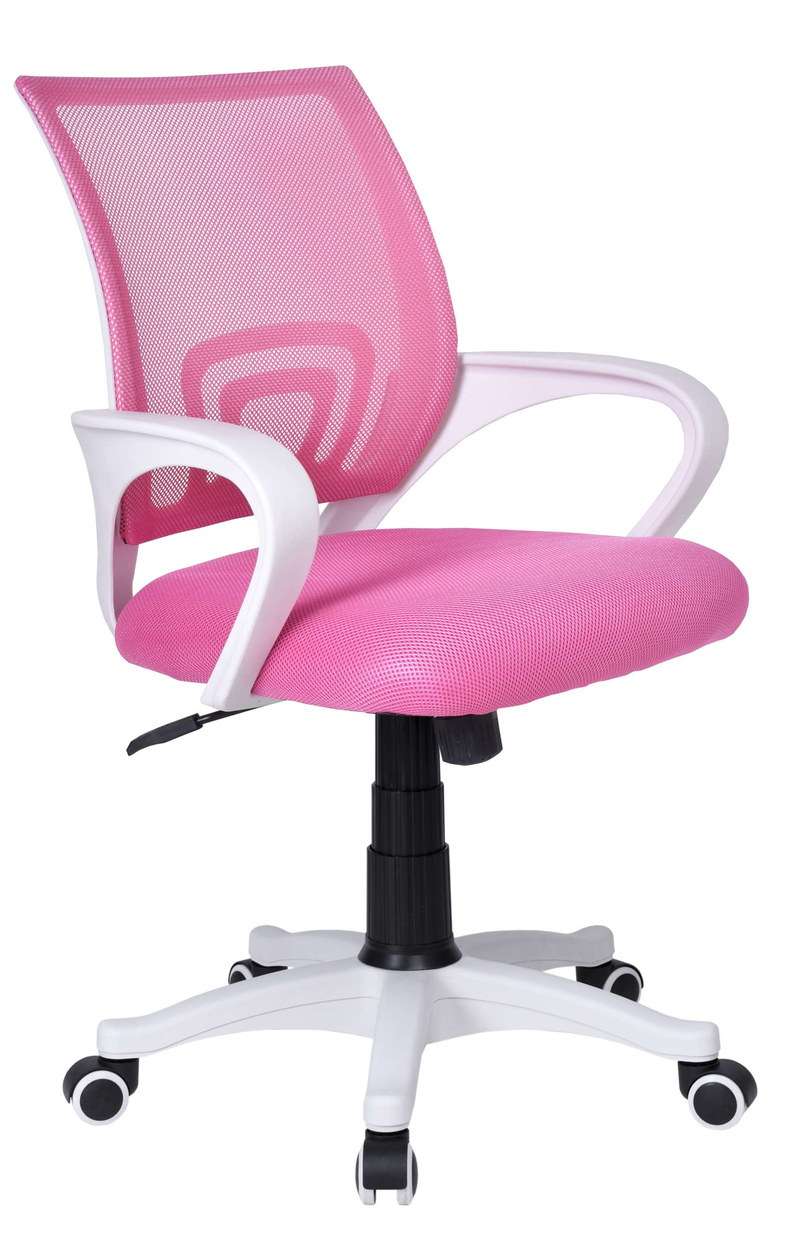 Fotel obrotowy Amarant biało-różowy