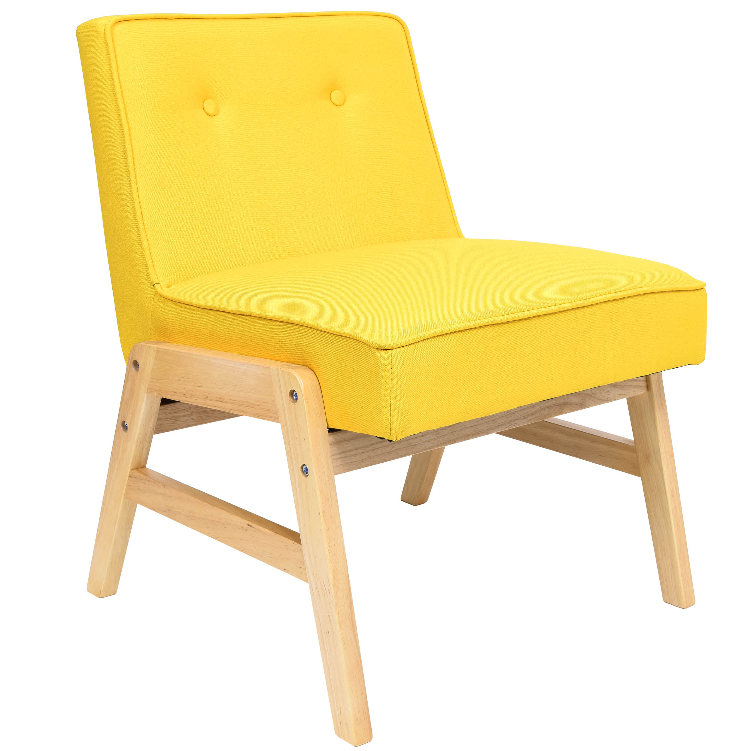 Fotel Minerva Plus welur musztardowy żółty