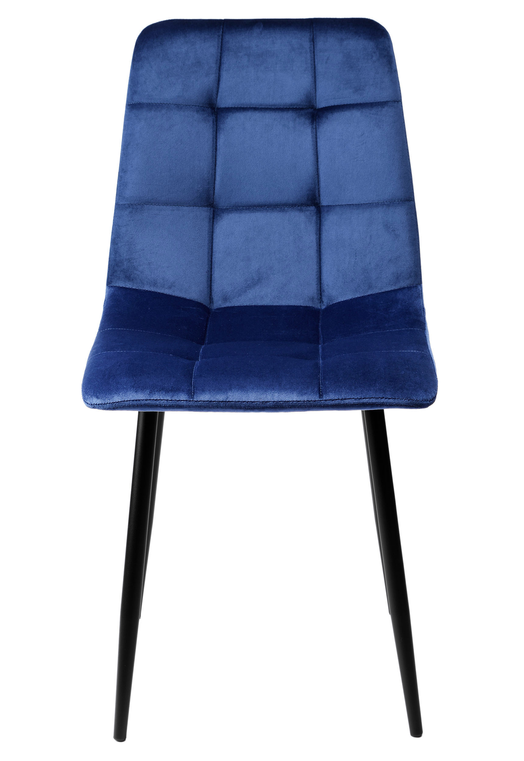 Krzesło tapicerowane Denver niebieskie