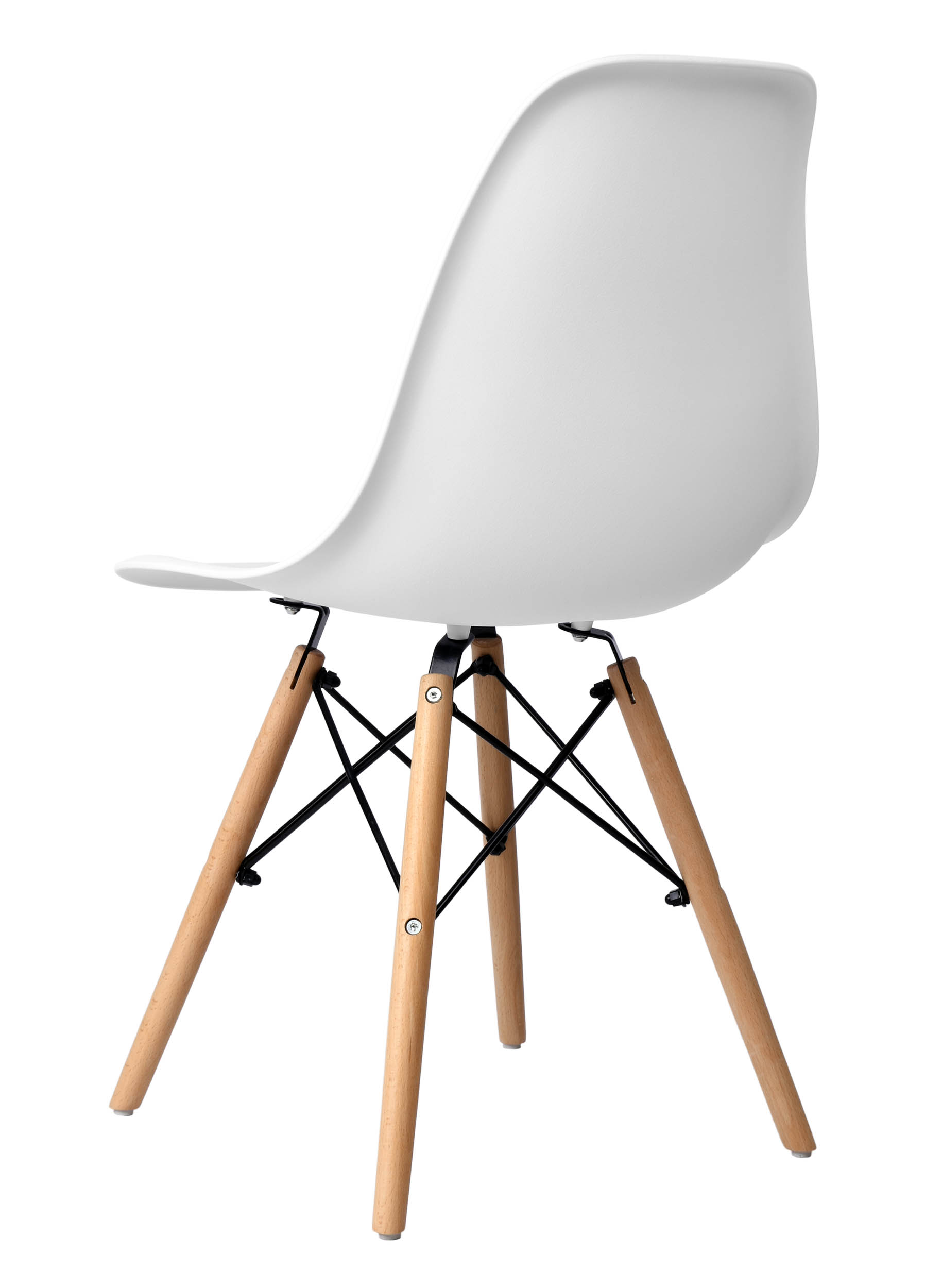 Krzesło skandynawskie Milano DSW białe
