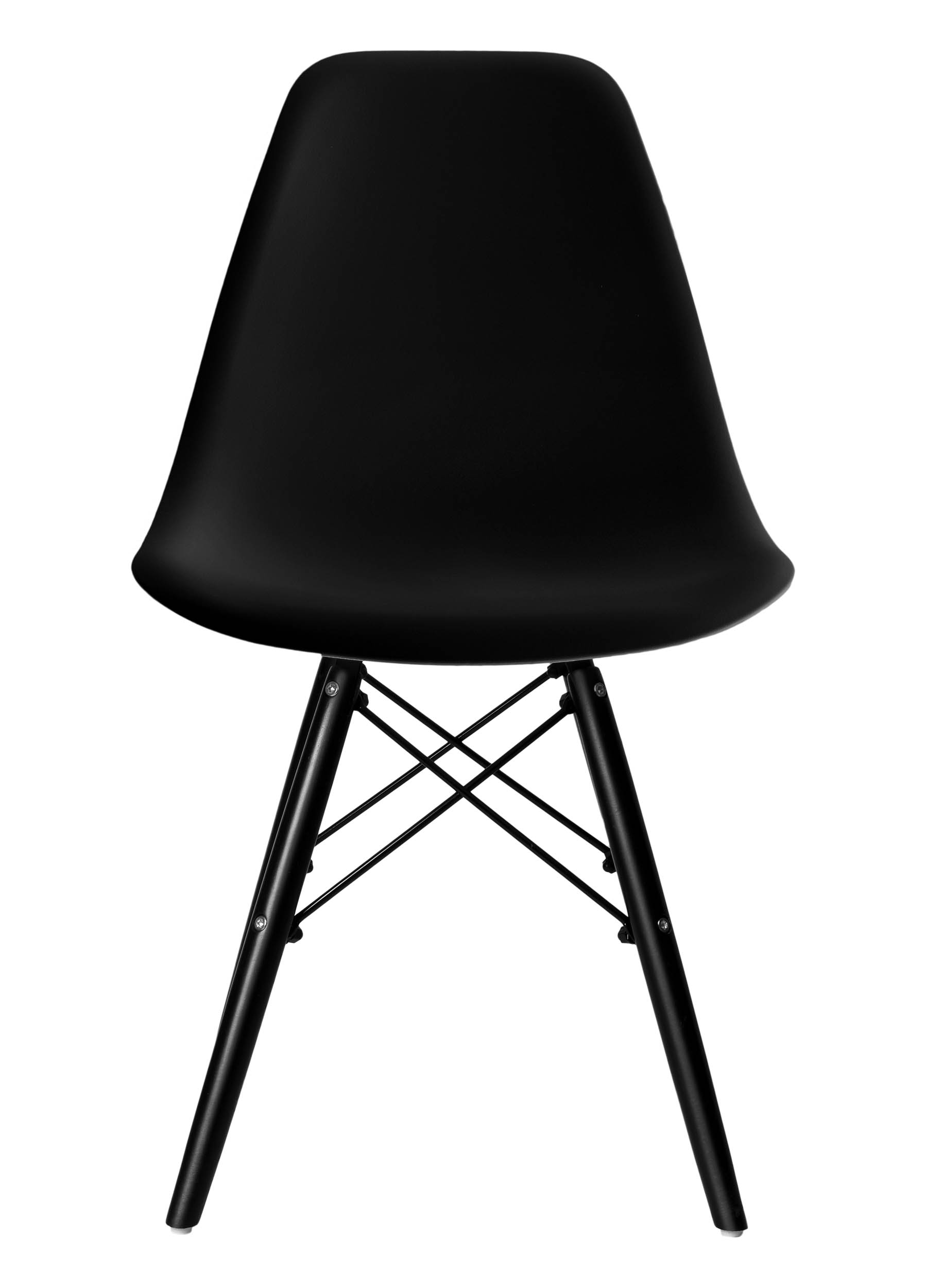 Krzesło skandynawskie Milano Black DSW czarne