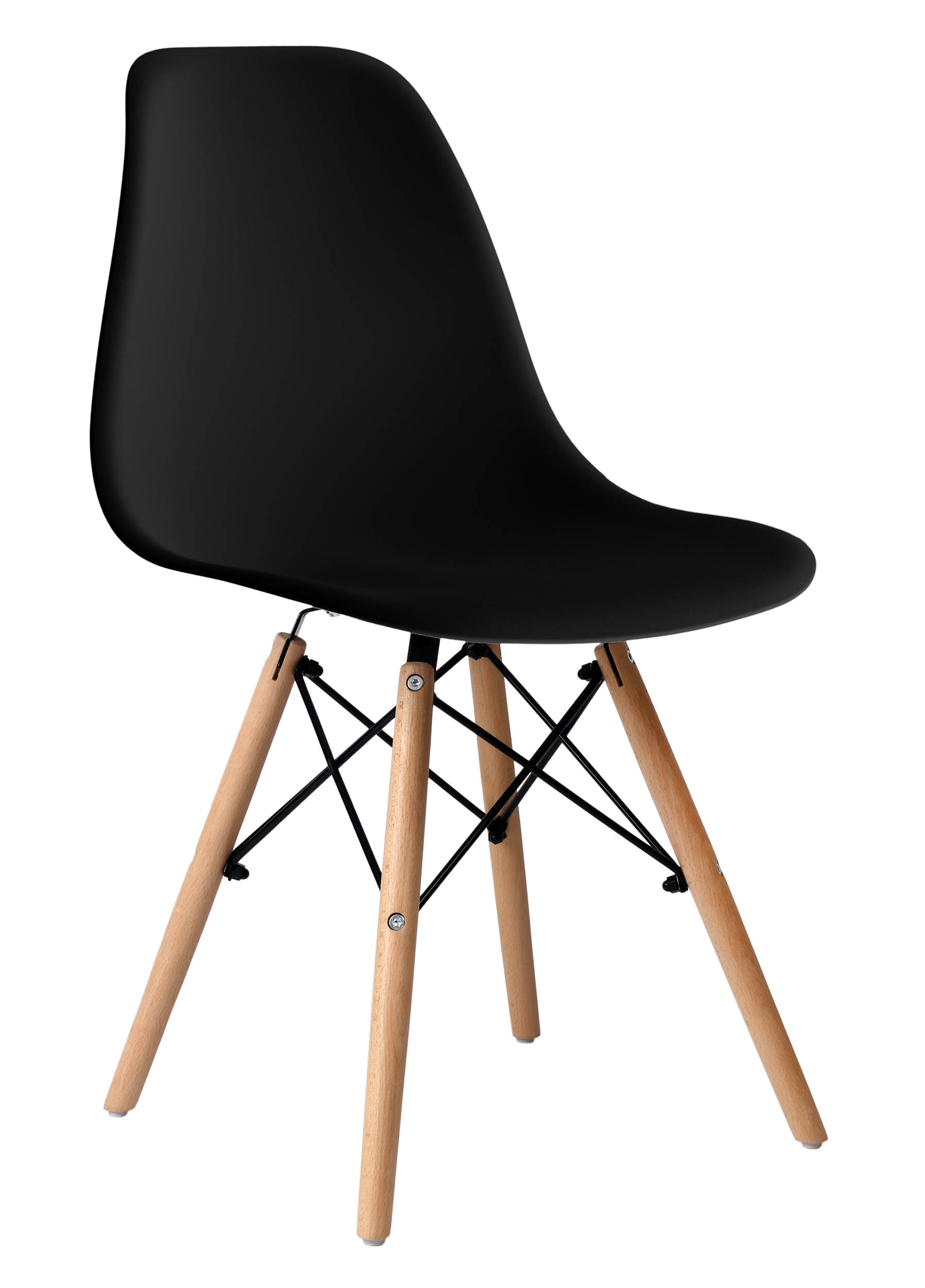 Krzesło skandynawskie Iris DSW czrne