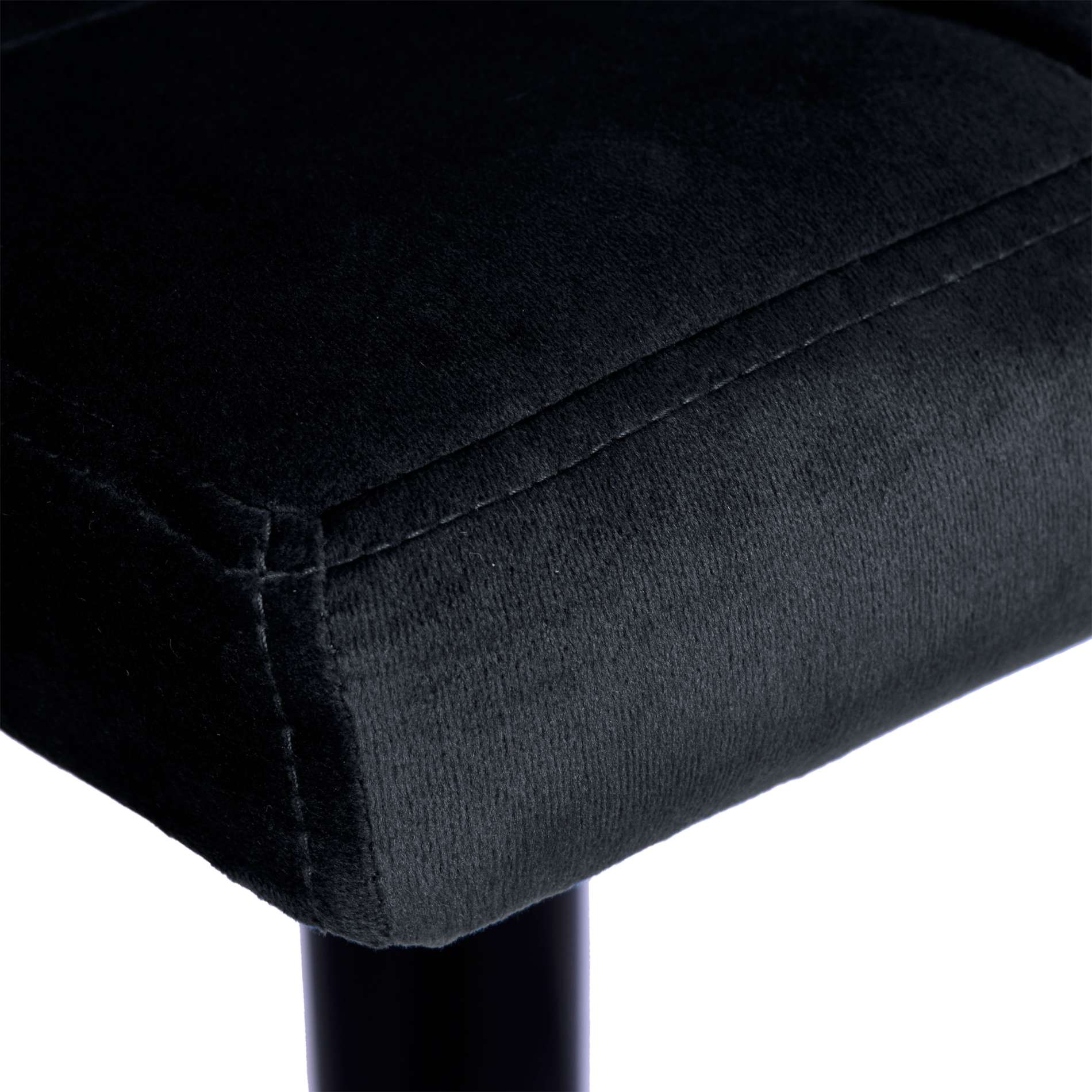 Krzesło obrotowe Arako Black czarneVelvet