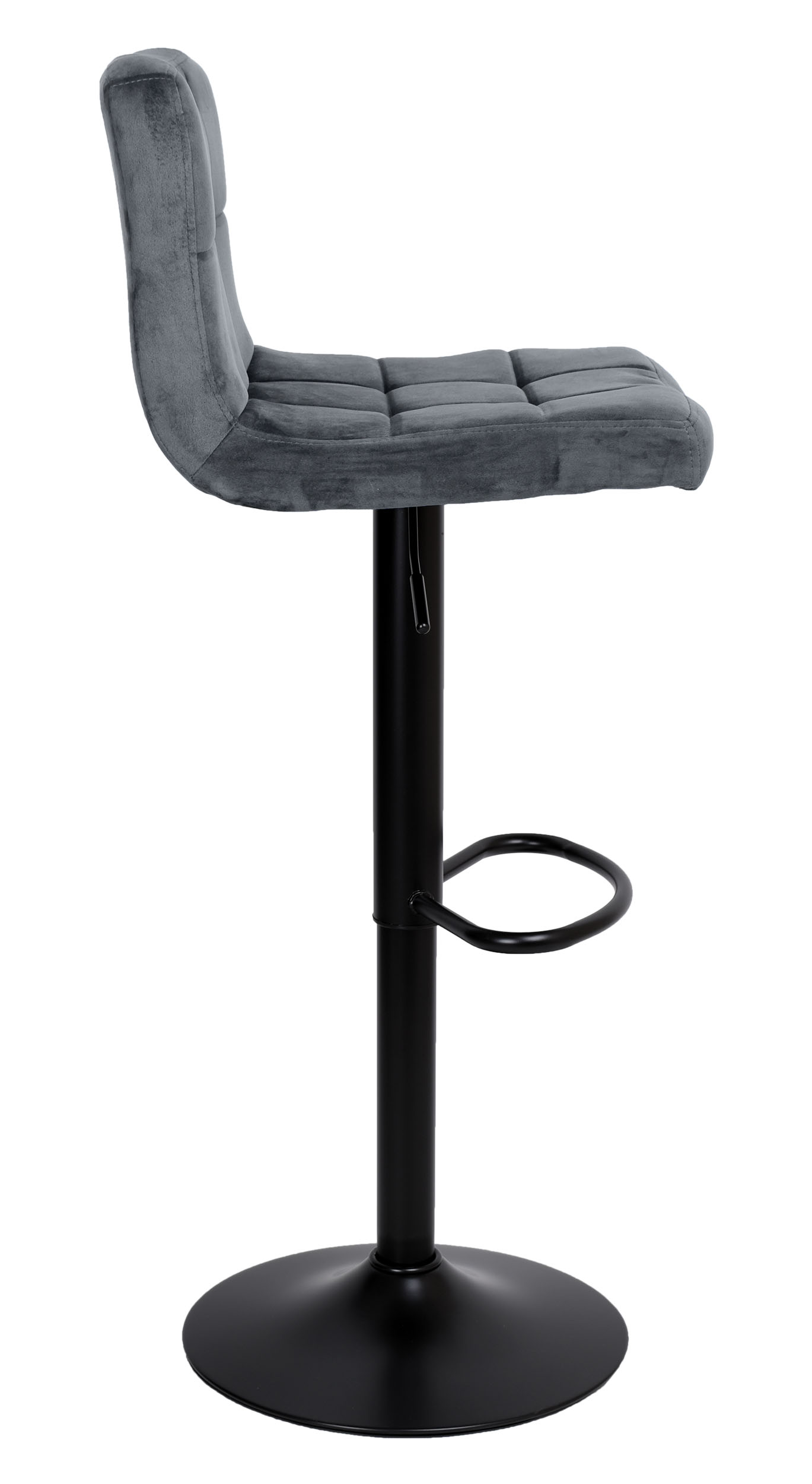 Krzesło obrotowe Arako Black grafitowe Velvet