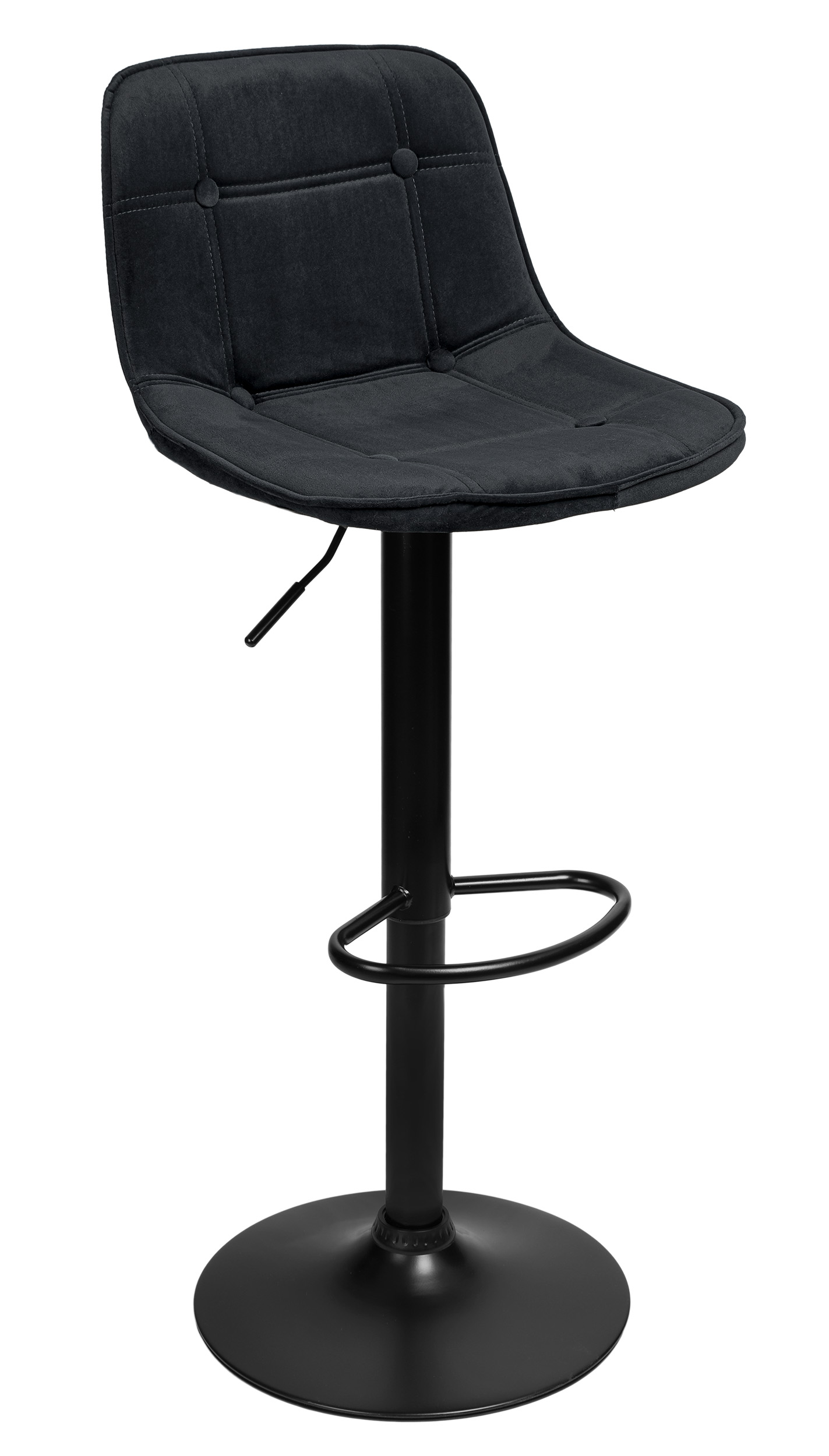 Krzesło obrotowe Belfast czarny velvet