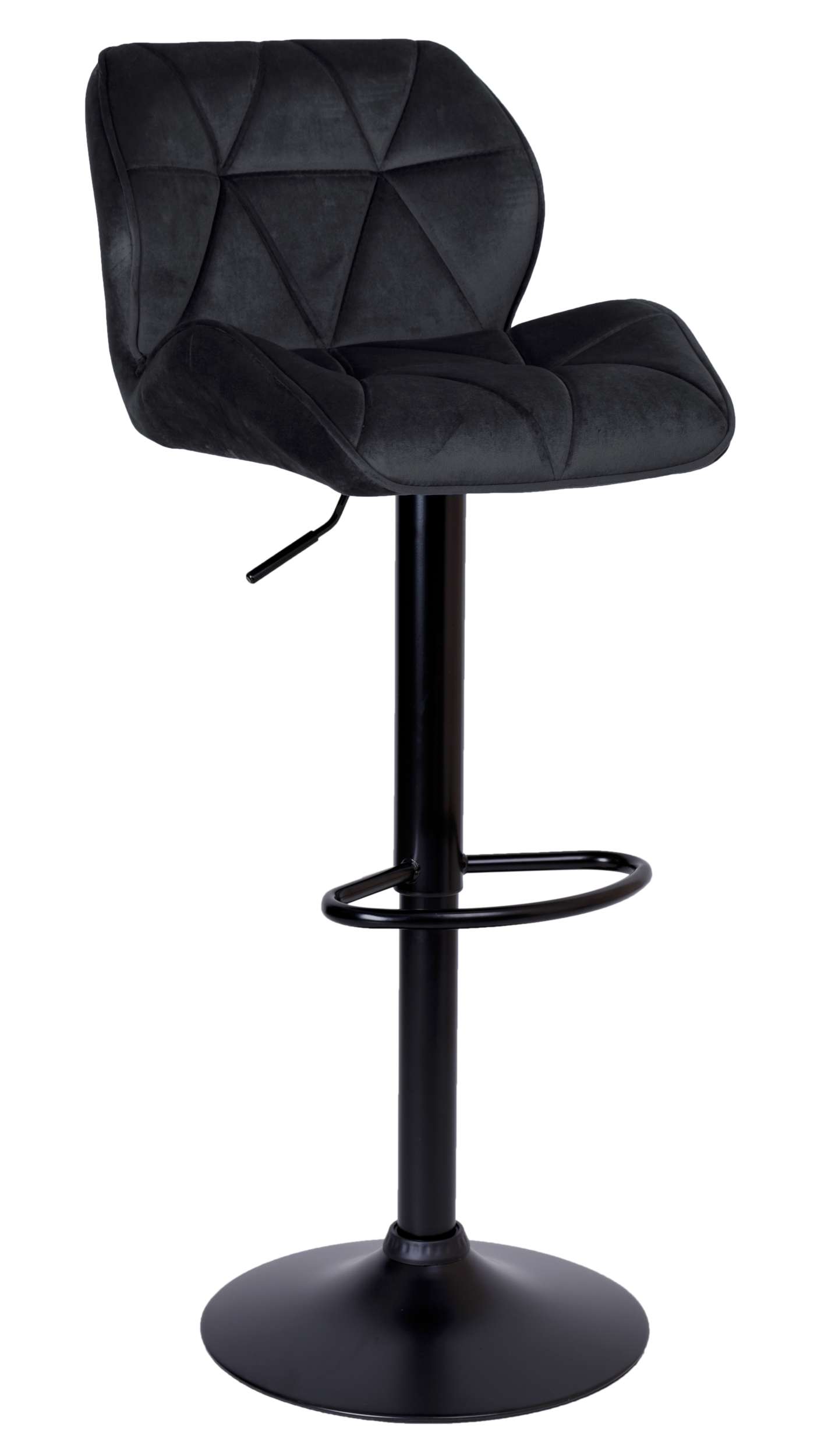 Krzesło obrotowe Grappo czarne Velvet