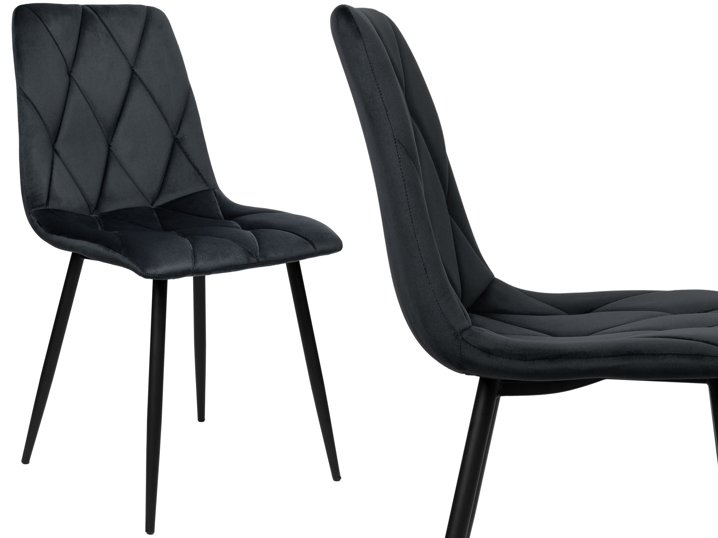 Krzesło nowoczesne Madison czarne