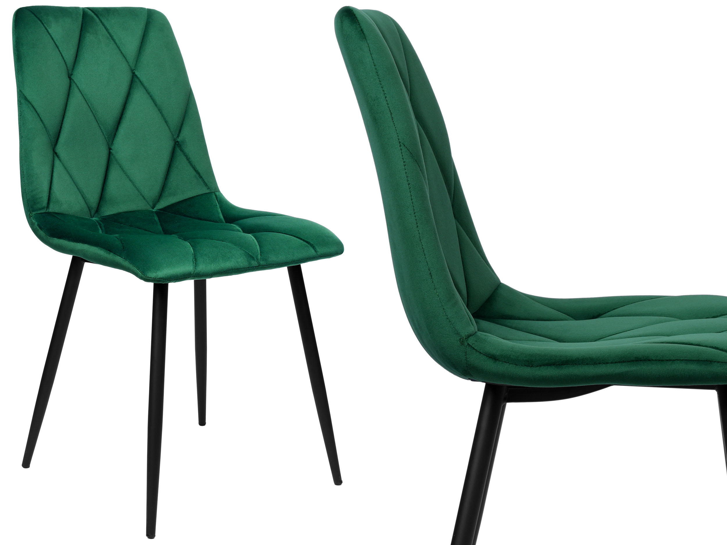 Krzesło nowoczesne Madison ciemnozielone