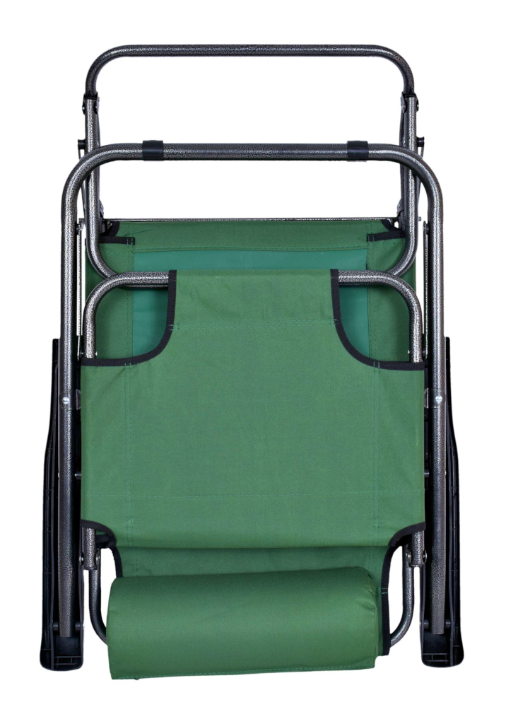 Fotel Leżak plażowy LEON zielony