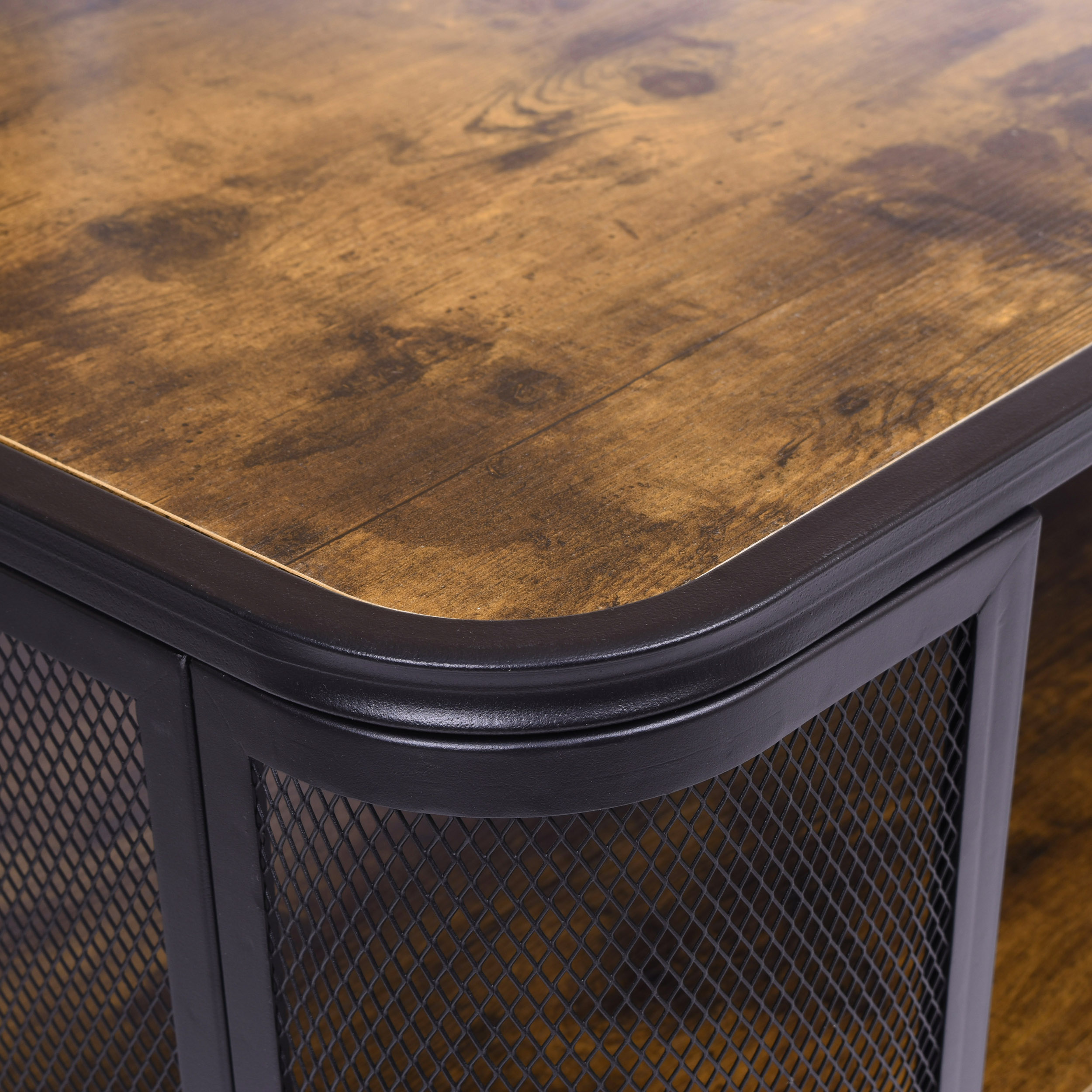Stolik loftowy ława rustykalna SARGOT 120 cm