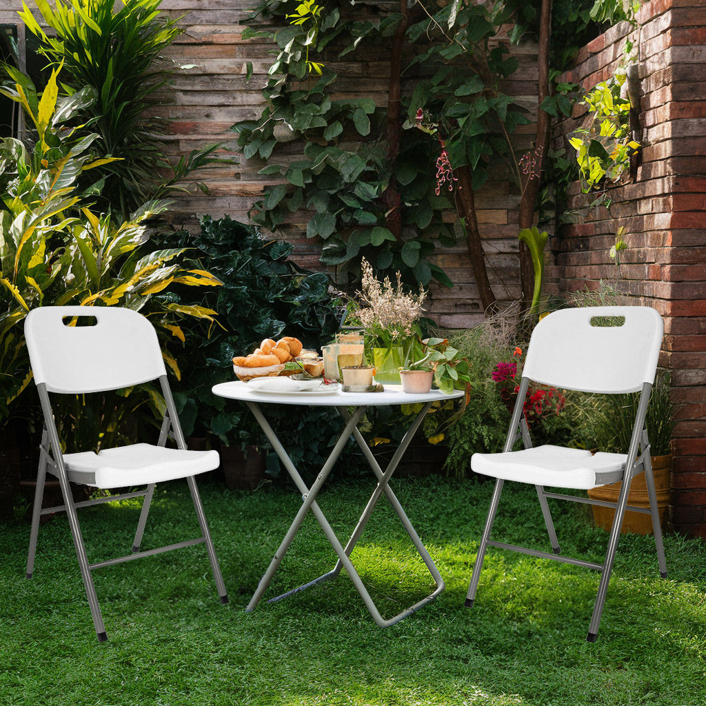 Krzesło cateringowe ogrodowe składane WHITE