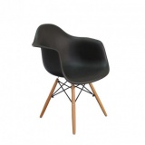 Krzesło nowoczesne Skandi- czarne