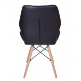 Krzesło nowoczesne Magnolia - czarne