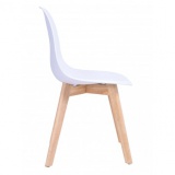 Krzesło nowoczesne ASTER DSW białe