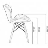 Krzesło DSW Clover białe