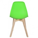 Krzesło nowoczesne ASTER DSW zielone