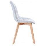 Krzesło nowoczesne Callista szare