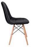 Krzesło nowoczesne Shirley czarne