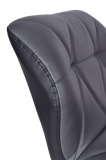 Krzesło biurowe Erica czarno-szare