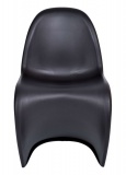 Krzesło czarne Daphne typ Panton