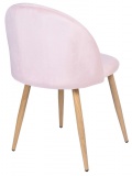 Krzesło Velvet Orchid różowe