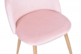 Krzesło Velvet Orchid różowe