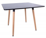 Stół kwadratowy Iris 100x100cm - czarne