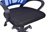 Fotel obrotowy Amarant czarno-niebieski