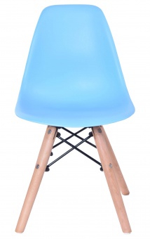 Krzesło skandynawskie dziecięce Iris DSW niebieskie