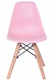 Krzesło skandynawskie dziecięce Iris DSW różowe