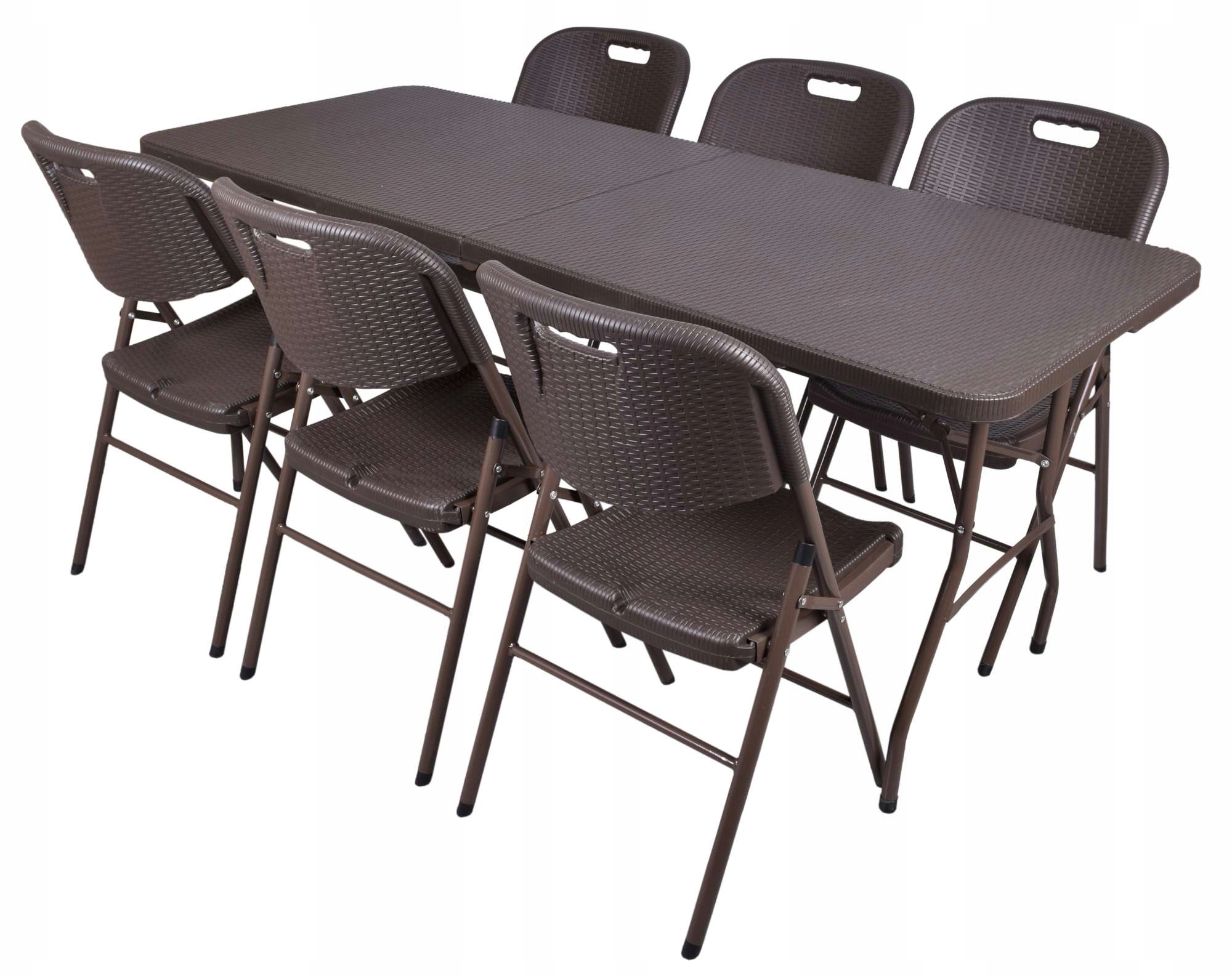 Комплект 6 стульев. Комплект стол Comfort+ 6 стульев. Стол складной ротанг. Пластиковый складной стол ротанг. Стол и 6 стульев ротанг.