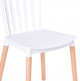 Krzesło vintage Odetta białe