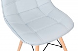 Krzesło nowoczesne Shirley jasno szare
