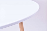 Stół okrągły Iris 100 cm biały