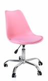 Krzesło obrotowe Jasmine - różowe