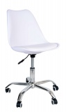 Krzesło obrotowe Jasmine- białe