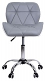 Krzesło biurowe Erica biało-szare