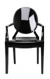 Krzesło nowoczesne Amelia czarne 