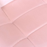 Krzesło welurowe Callista różowe