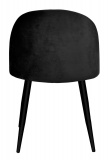 Krzesło tapicerowane Soul czarny