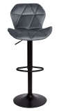 Krzesło obrotowe Gordon Black - grafitowe Velvet