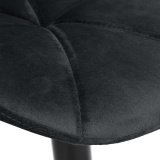 Krzesło obrotowe Gordon Black czarne Velvet