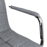 Krzesło obrotowe Monte szary materiał