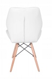 Krzesło nowoczesne Magnolia - białe