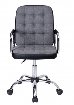 Krzesło obrotowe Karlos szaro-czarny