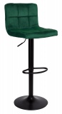 Krzesło obrotowe Arako Black ciemnozielone Velvet
