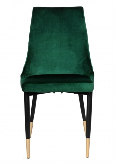 Krzesło Velvet Vermont ciemno-zielone
