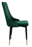Krzesło Velvet Vermont ciemnozielone