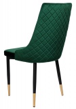 Krzesło Velvet Vermont ciemnozielone